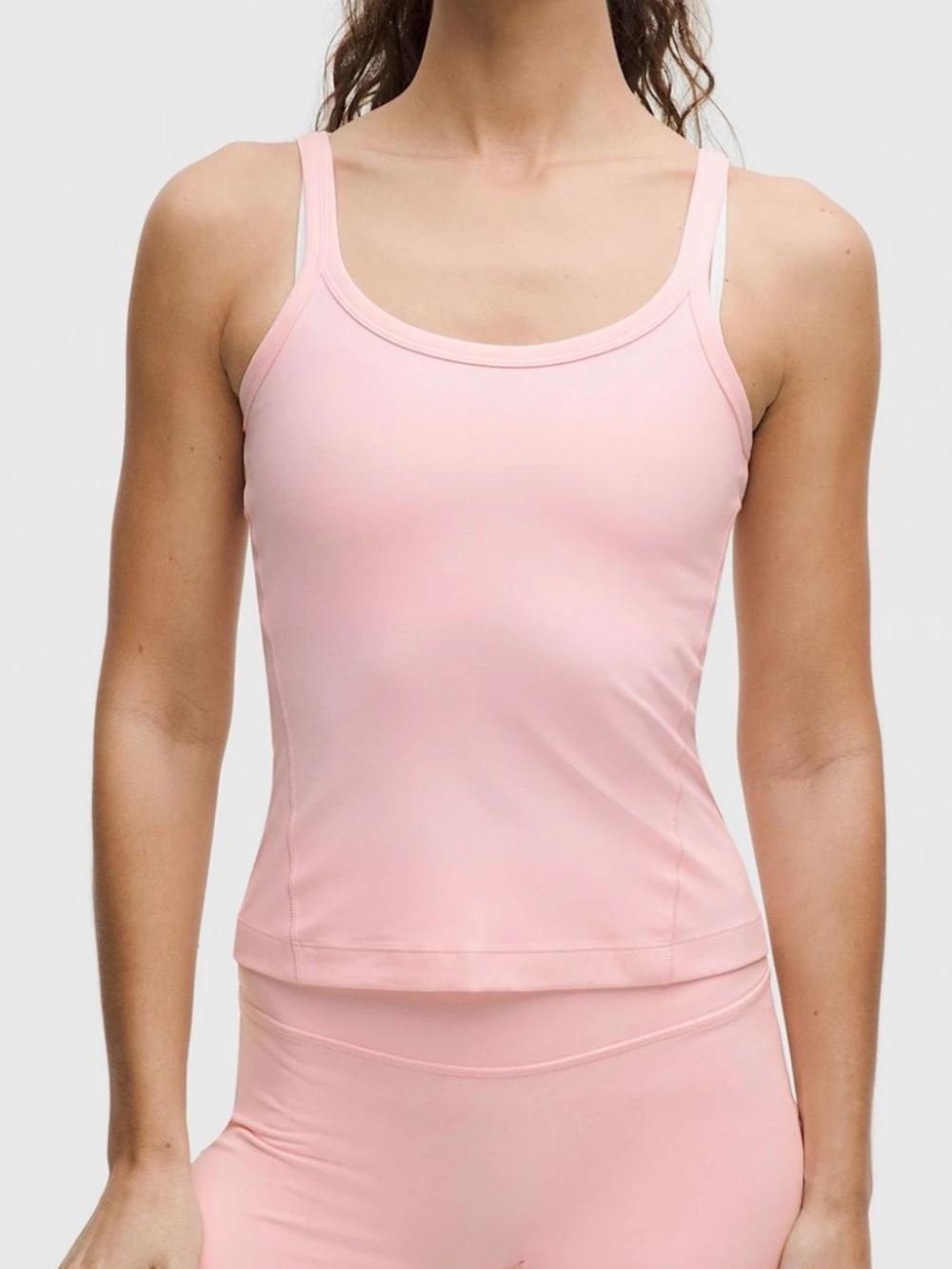 Lululemon Align Scoop-Neck Waist-Length Tank Top - Pink Pearl Size 12 NWOT